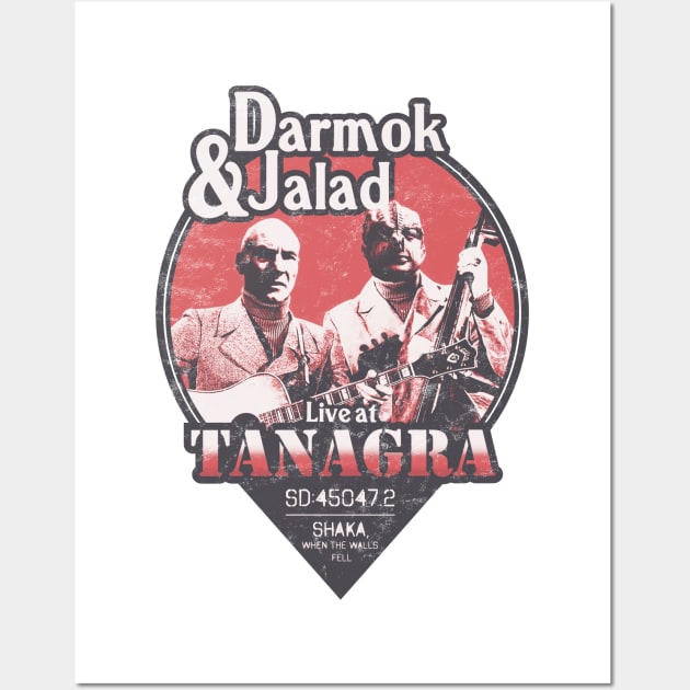 Darmok & Jalad at Tanagra - Faded Red Wall Art by rycotokyo81